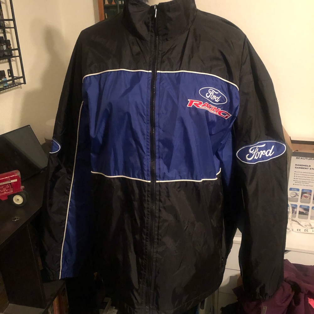 Vintage ford racing nascar windbreaker SzM